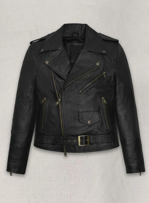 Meghan Markle Inspired Black Biker Jacket – Timeless Elegance