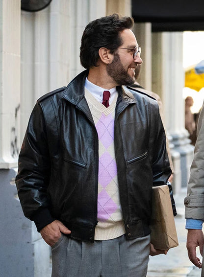 Paul Rudd The Shrink Next Door Leather Jacket