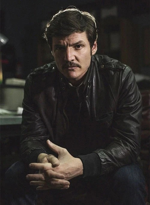 Pedro Pascal Narcos Black Leather Jacket