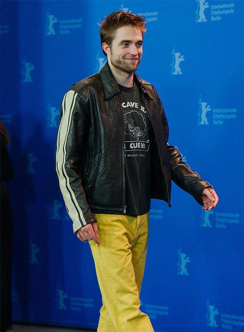 Robert Pattinson Stylish Leather Jacket