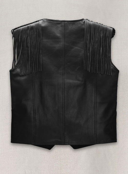 Ryan Gosling Barbie Fringed Leather Vest