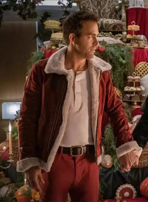 Ryan Reynolds Spirited Leather Jacket—Classic Celebrity Look