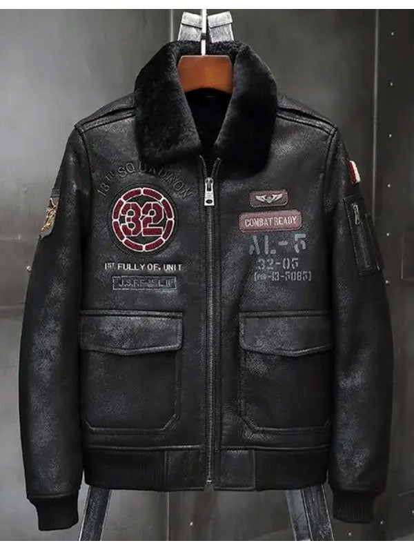 Men's Air Force Flight Coat Embroidered Jacket