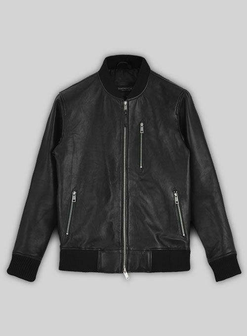 Tom Holland Black Leather Jacket