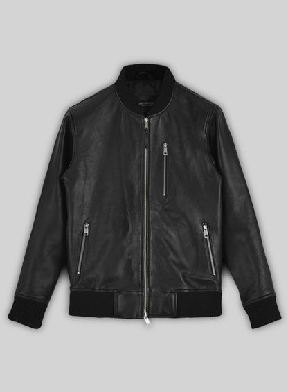 Tom Holland Black Leather Jacket