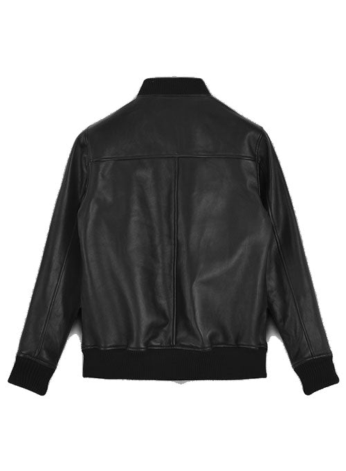 Tom Holland Black Leather Jacket